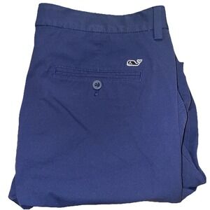 Vineyard Vines Performance Breaker Pants Men's Size 34x30 Dark Blue Navy Casual